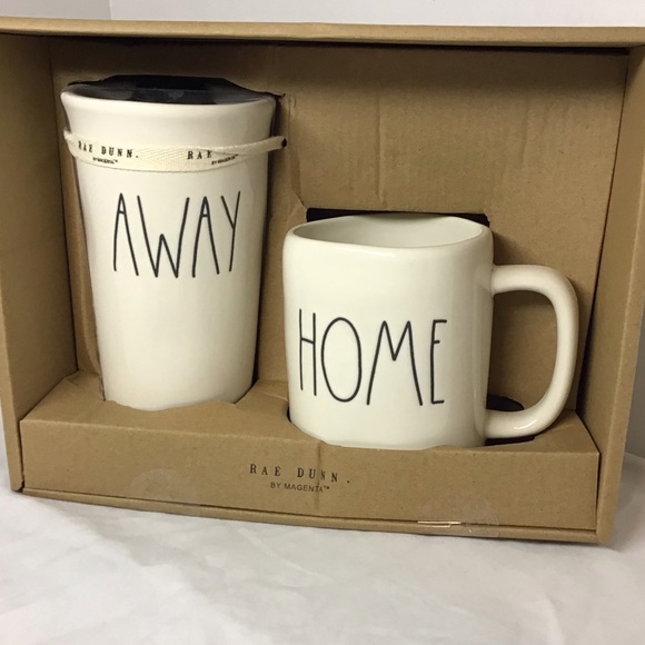 Rae Dunn Other - Rae Dunn Home & Away set of mugs